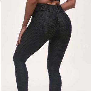 Flamingo Tik Tok Leggings - Black